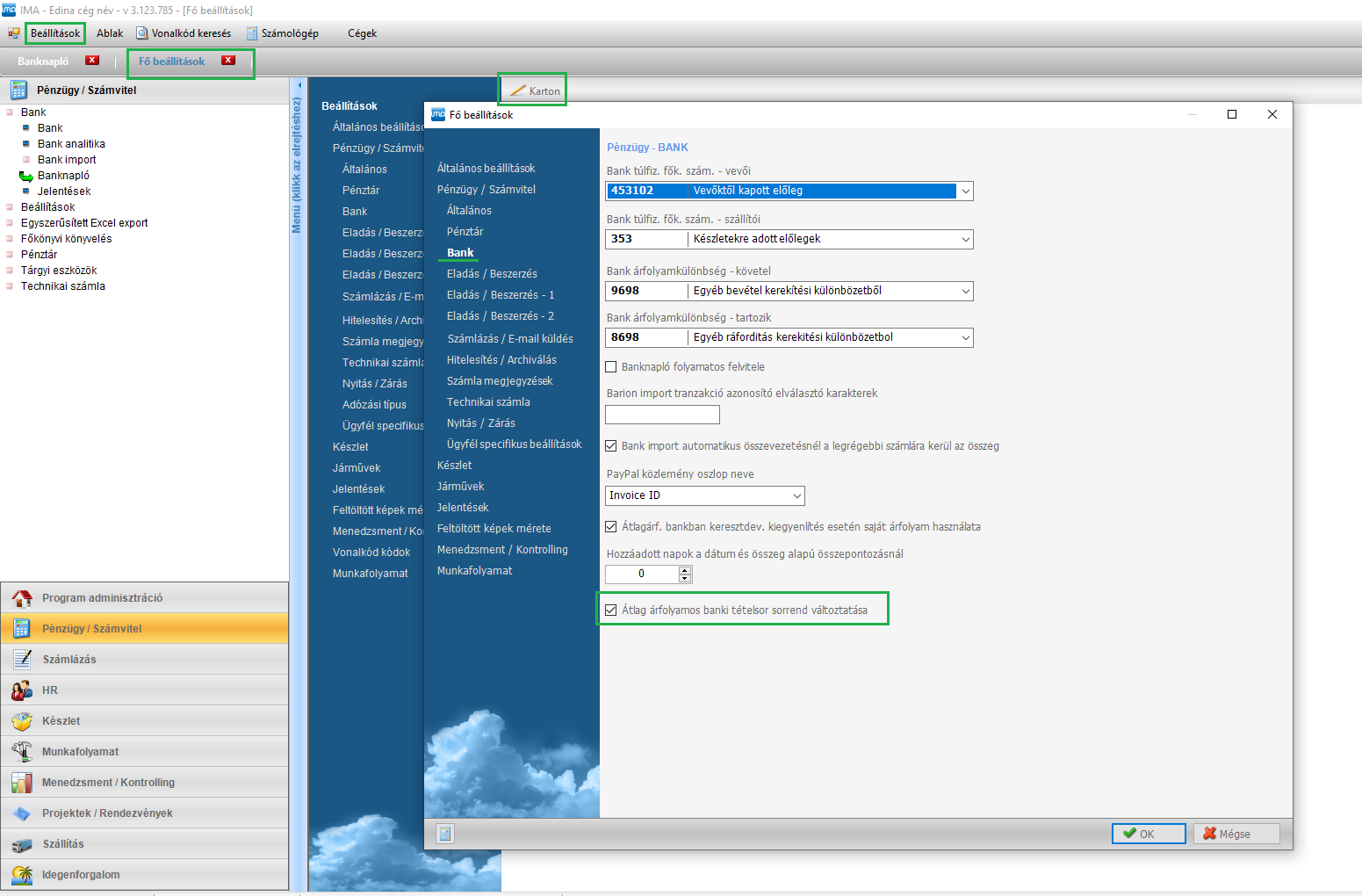 Banktétel sor mozgatás beállítás.png